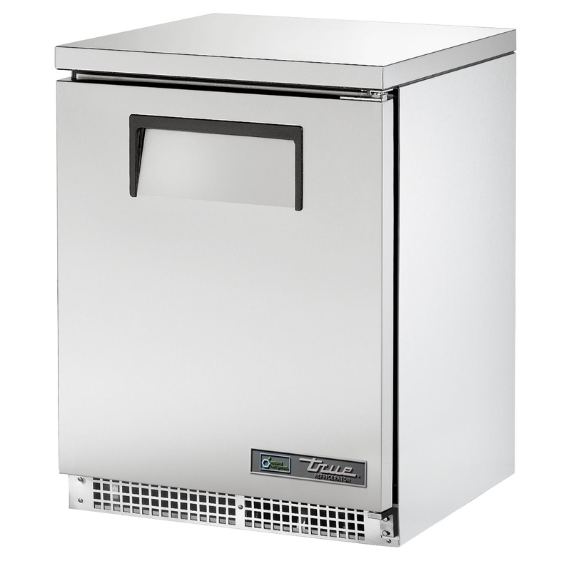 True Single Door Undercounter Refrigerator, 24", 115/60/1