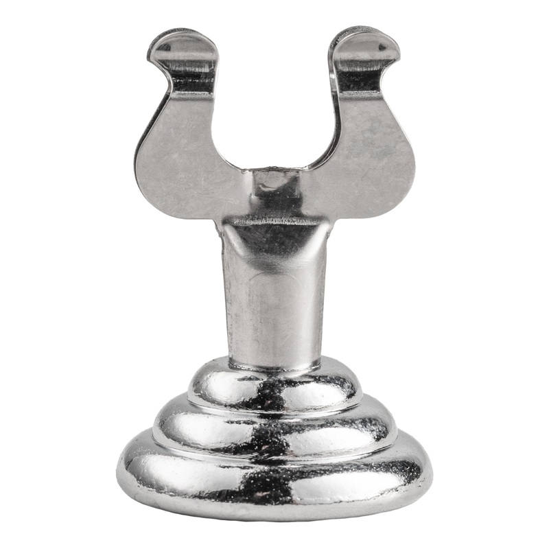 American Metalcraft Harp-Style Low Profile Card Holder, 1.5", Stainless Steel