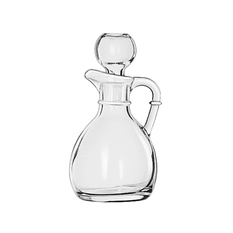 Libbey Glass Cruet with Stopper, 6 oz (12-pack)