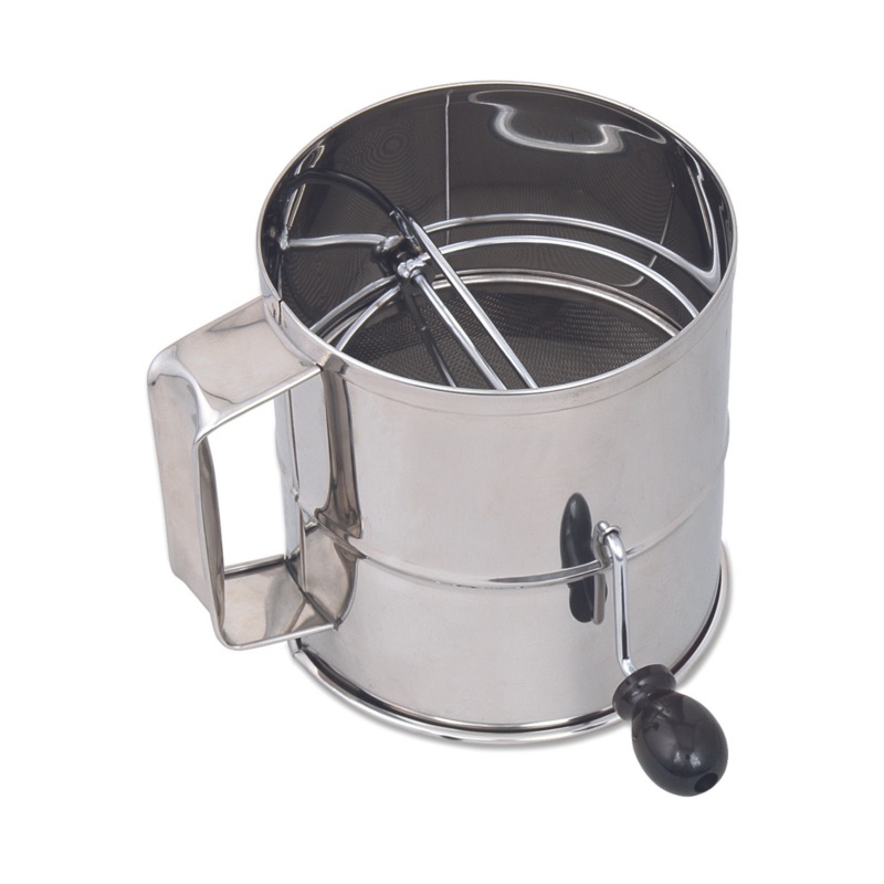 Browne Flour Sifter, 8 Cup, Stainless Steel