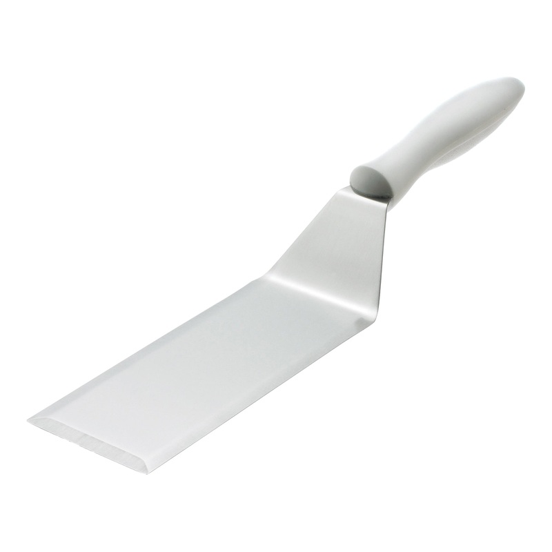 Browne Innovatools Square End Beveled Turner, 6" x 3", White Handle