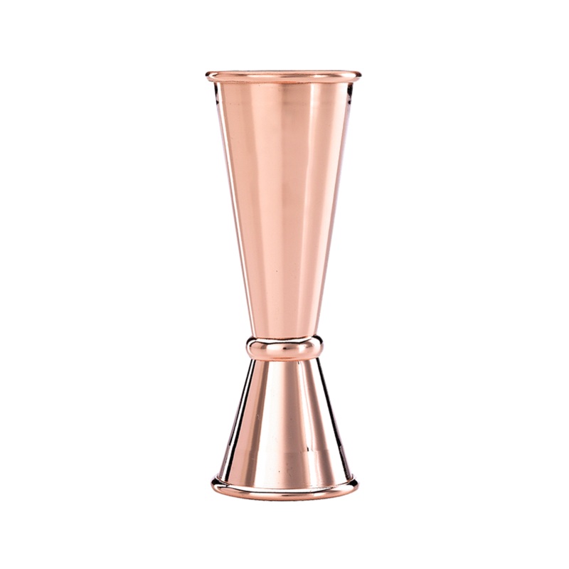 Mercer Barfly Japanese Style Jigger, 1 & 2 oz, Copper Plated