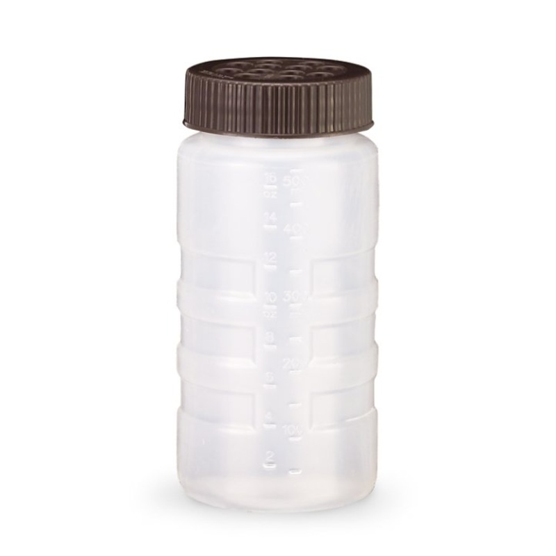 Vollrath Traex Dripcut Dredger, 16 oz, Extra Coarse, Clear/Brown