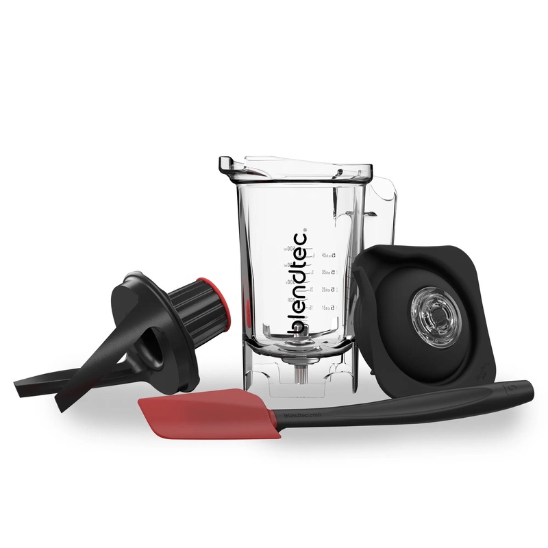 Blendtec Twister Jar 4 Piece Kit, Clear Plastic