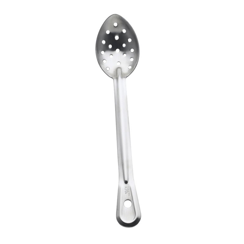 Browne Renaissance Perforated Serving Spoon, 13", Stainless Steel