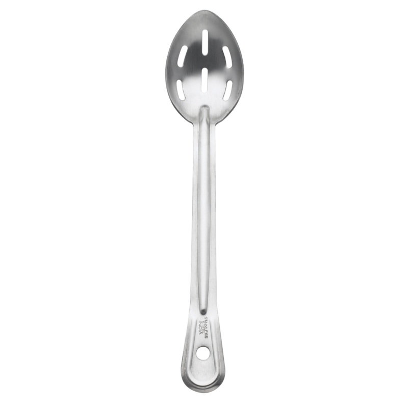 Browne Renaissance Slotted Serving Spoon, 15", Stainless Steel