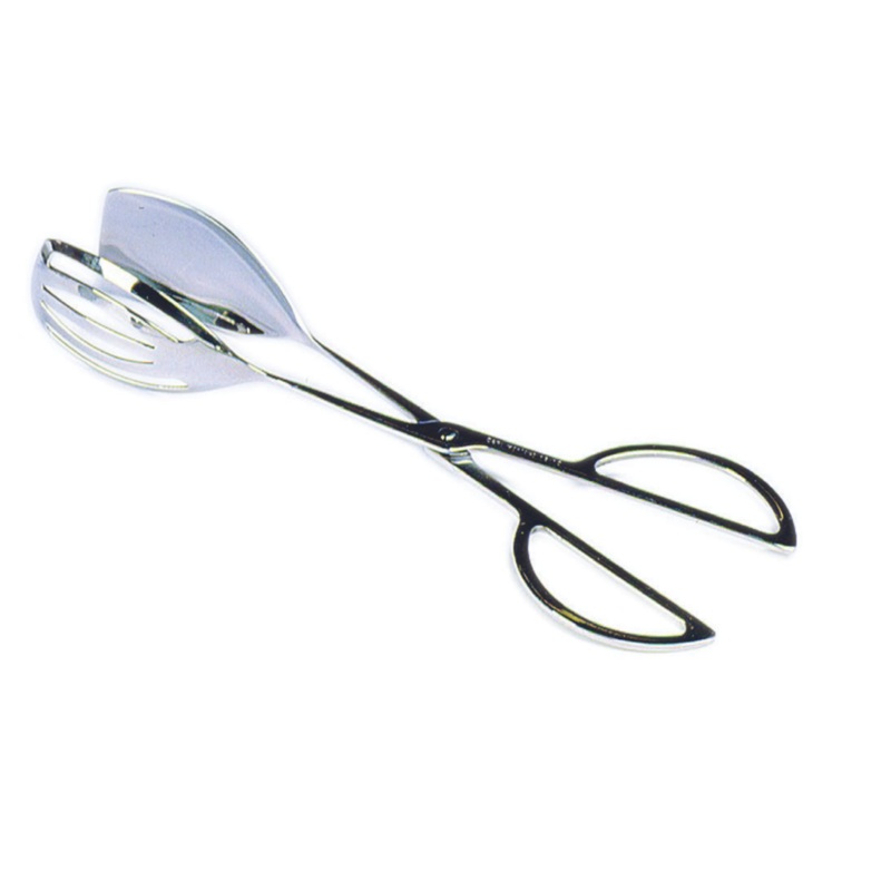Browne Serving Tongs, Scissor Style, Stainless Steel