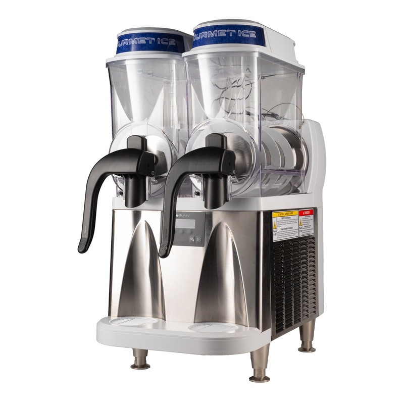 BUNN Ultra NX Frozen Beverage Machine, Double Bowl, White/Stainless Steel, 120 V