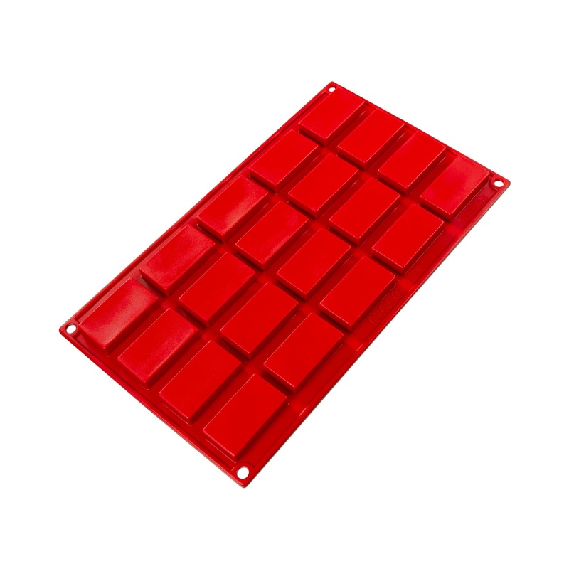 Fat Daddio's Silicone Mold, Financier, 20 x 0.68 oz Capacity Molds, FINAL SALE