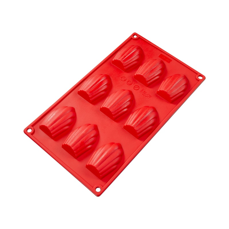 Fat Daddio's Silicone Mold, Madeleine, 9 x 1 oz Capacity Molds, FINAL SALE