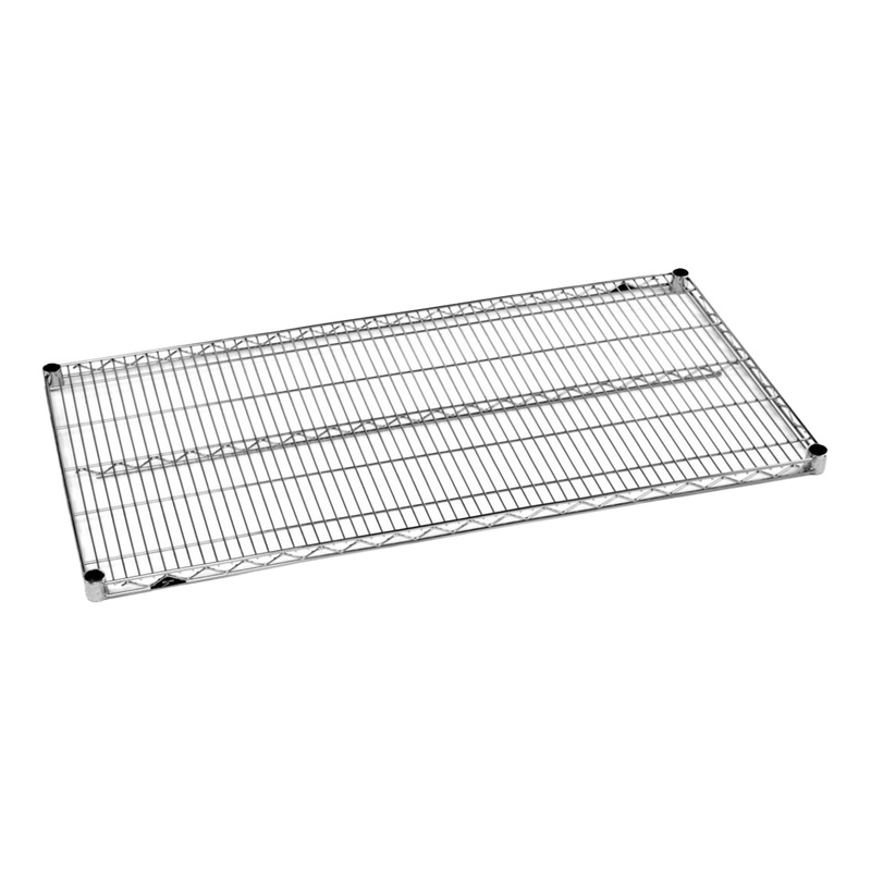 Metro 14" Deep Chrome Wire Shelf, 48" Wide