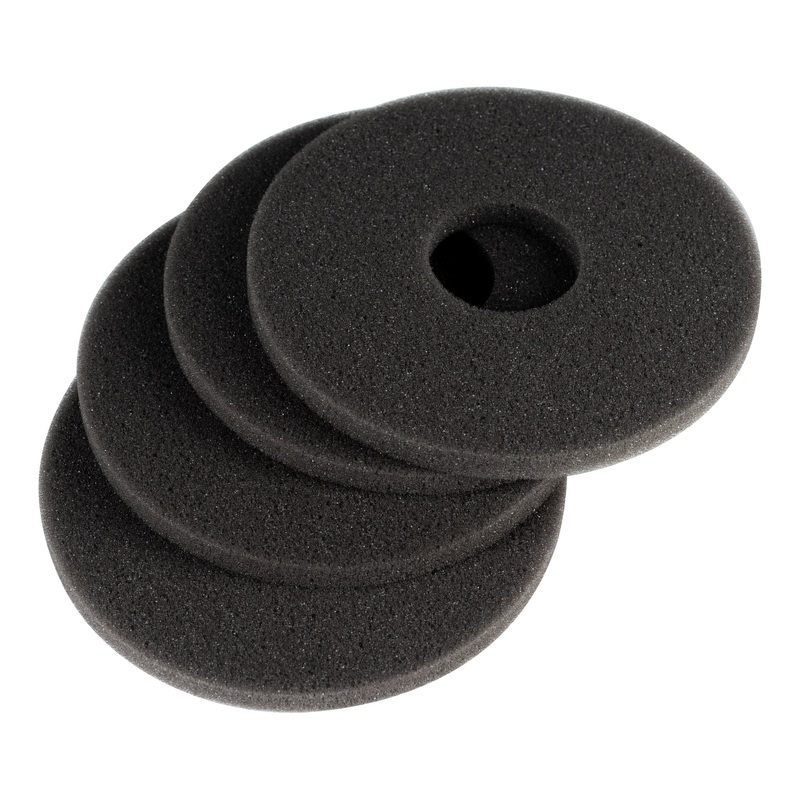 Spill-Stop 3 Tier Glass Rimming Tree Replacment Sponge, Black