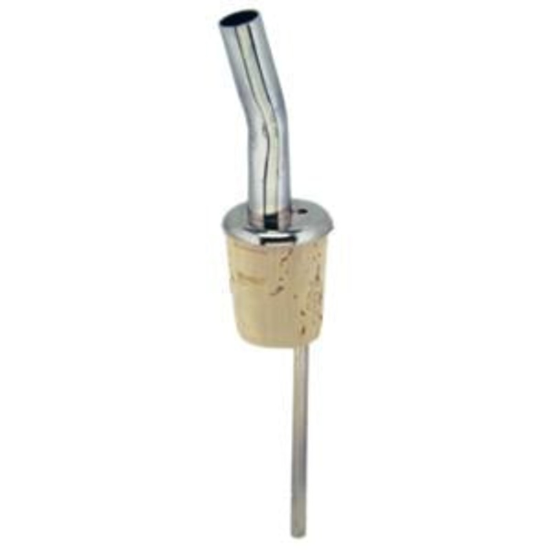 Spill-Stop Chrome Jet Por, 220 Series, Natural Cork (12-pack)