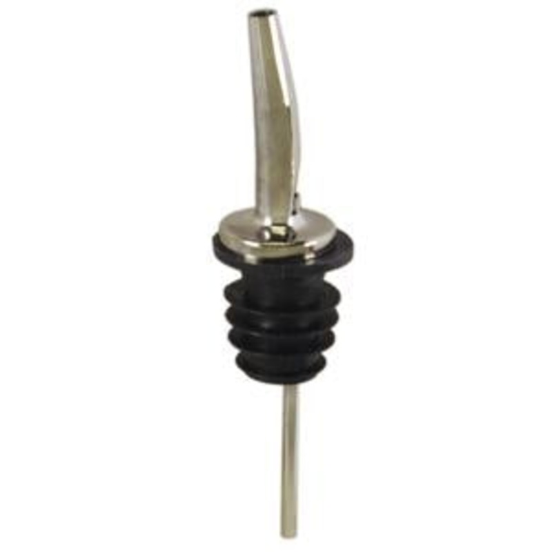 Spill-Stop Chrome Tapered Pourer, 285 Series, Poly-Kork (12-pack)