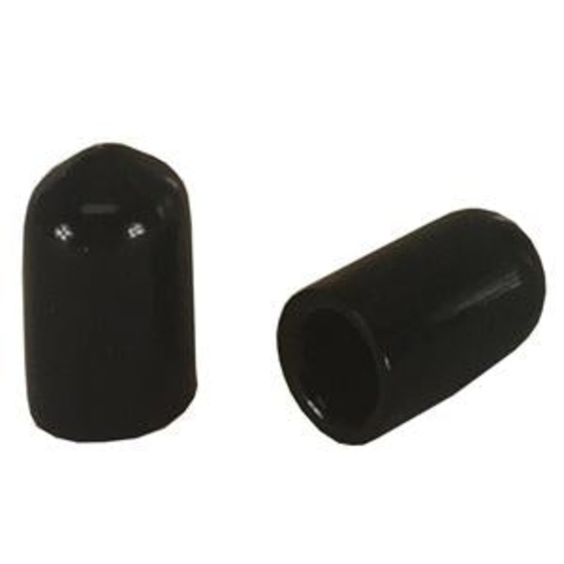 Spill-Stop Dust Cap for Chrome Pourer Series 282 and 285, 1/2" Long, Black (144-pack)