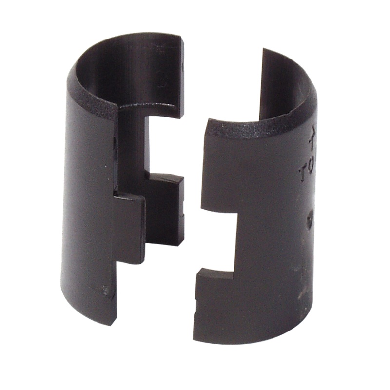 Tarrison Plastic Shelf Clips, Black (4-pack)
