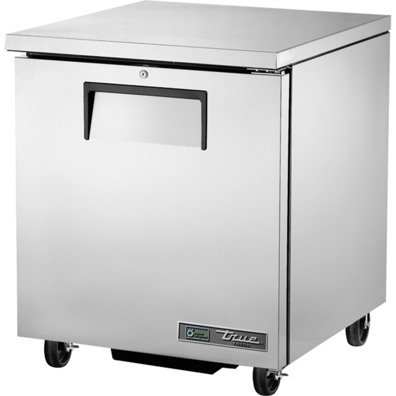True Single Door Undercounter Freezer, 27", 115/60/1