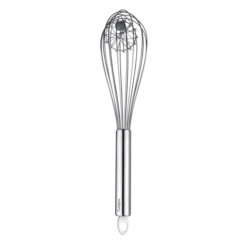 Cuisipro Duo Whisk with Wire Ball, 12", Stainless Steel