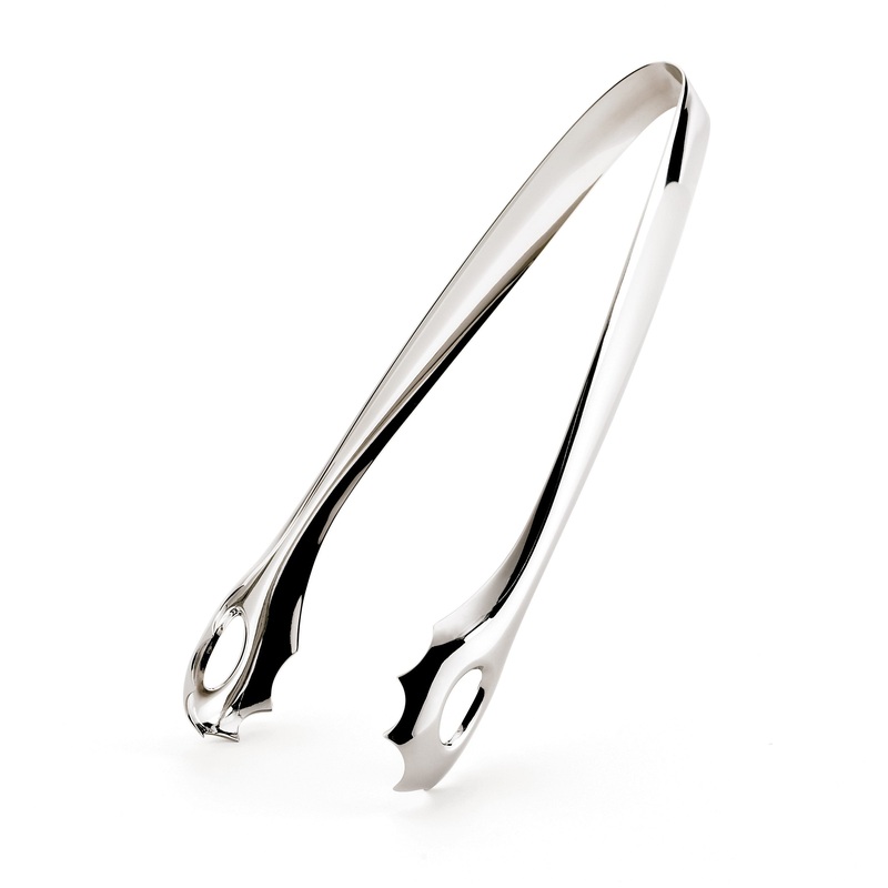 Cuisipro Tempo Ice Tongs, 7", Stainless Steel
