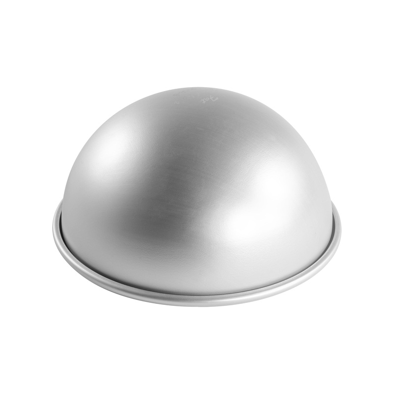 Fat Daddio's Hemisphere Pan, 8" x 4", Anodized Aluminum, FINAL SALE