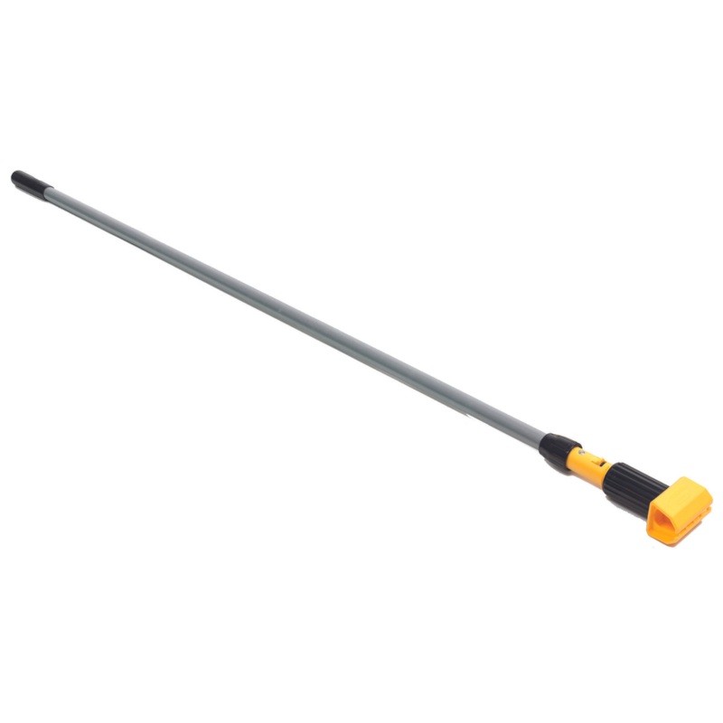 Rubbermaid Gripper Mop Handle, Clamp-Style, Aluminum, 60", Grey