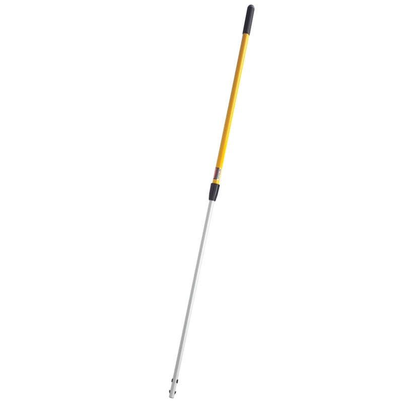 Rubbermaid HYGEN Quick Connect Telescopic Handle, 48"-72", Yellow