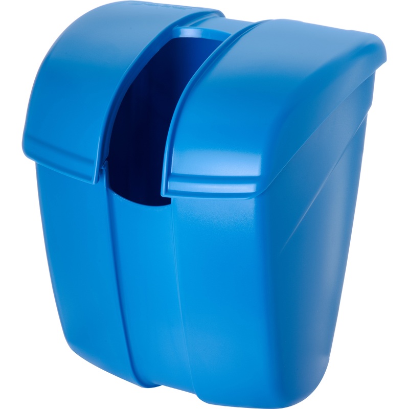 San Jamar Saf-T-Ice Scoop Caddy, Blue