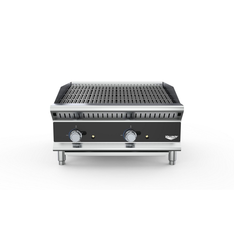 Vollrath 24" Heavy Duty Gas Charbroiler, Radiant/Lava Rock