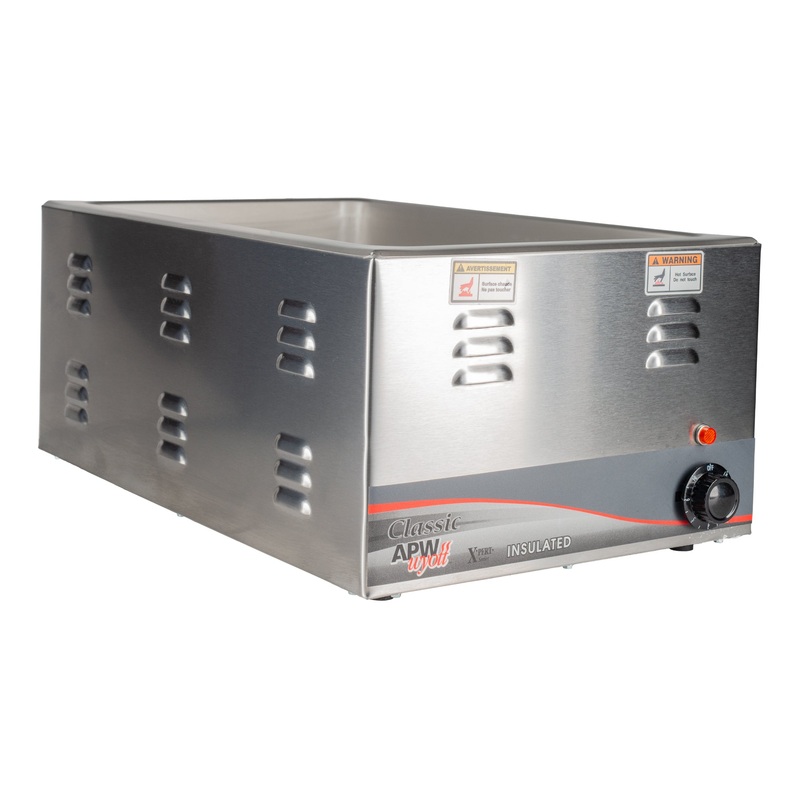 APW Wyott XPert Classic Full Size Countertop Food Warmer, 22 qt, 120V