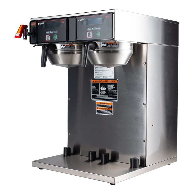 BUNN AXIOM Twin-APS Airpot Dispensed Coffee Brewer with Faucet, 120/240V