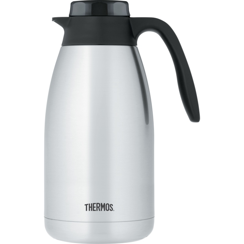 Thermos Brew In Vacuum Carafe, 64 oz, Stainless Steel