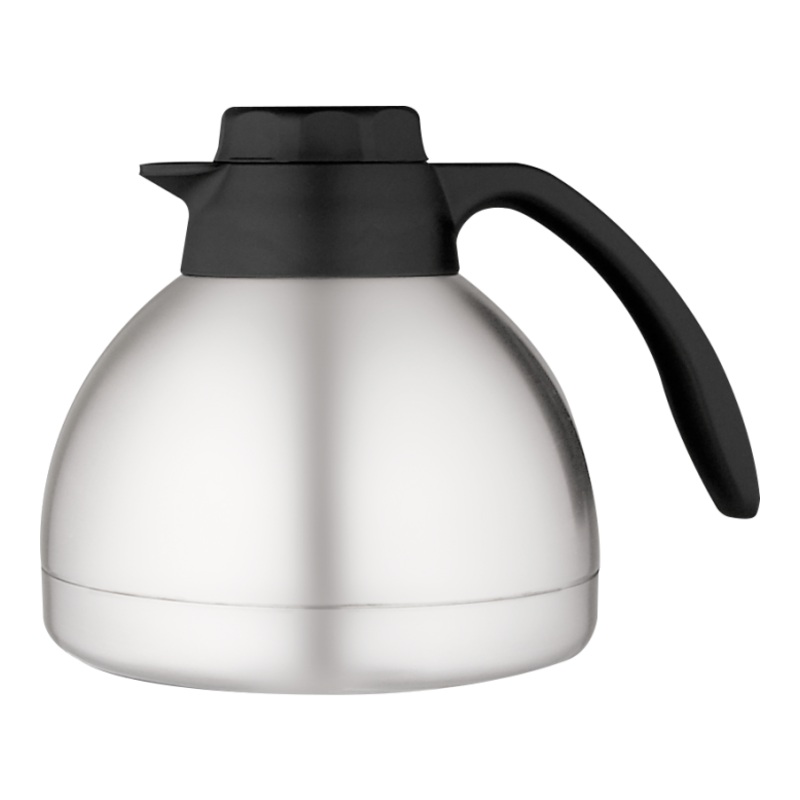 Thermos Brew in Vacuum Carafe with Gauge, 64 oz, Stainless Steel