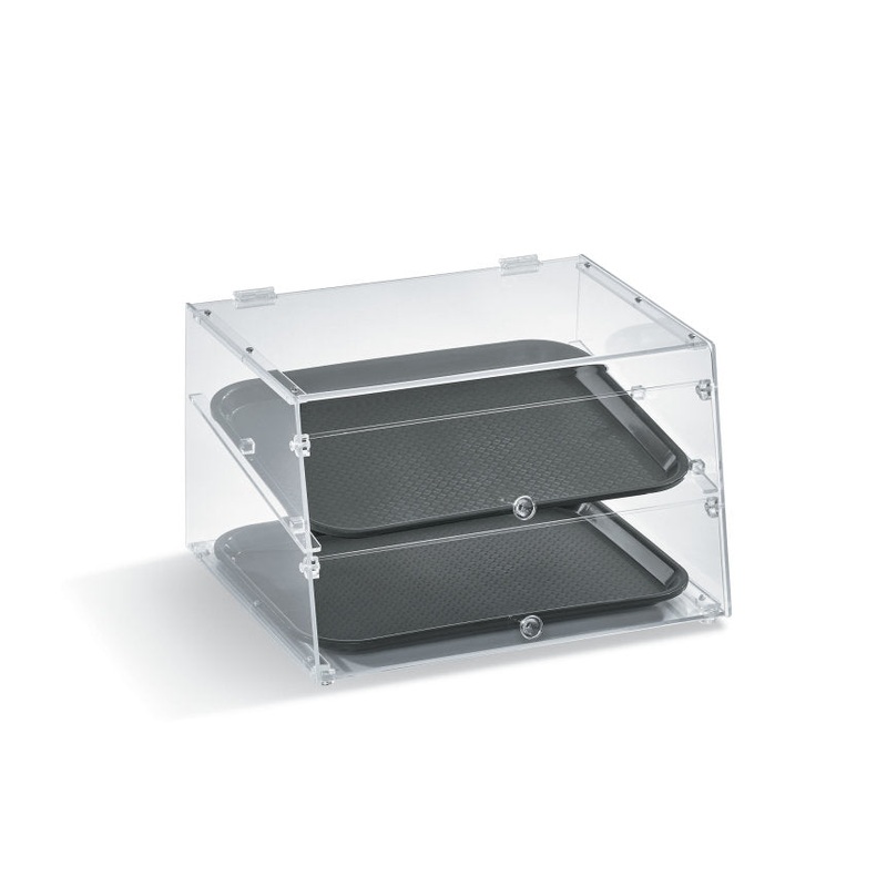 Vollrath Knock Down Bakery Case, 2 Shelf, Front and Rear Doors, Acrylic