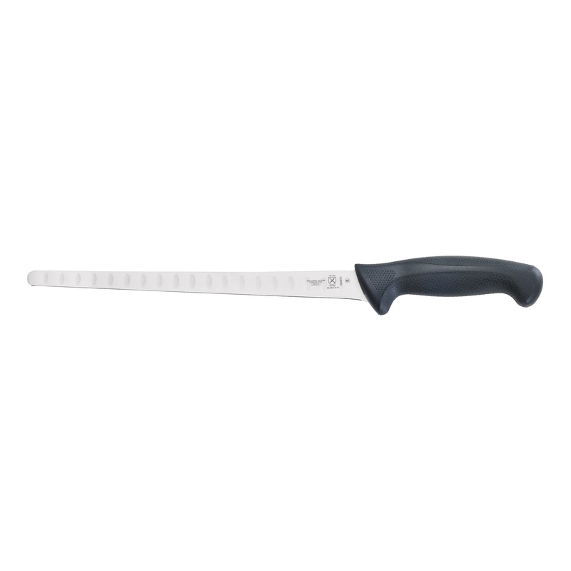 Mercer Millennia Salmon Slicing Knife, Granton Edge, 10.25", Black