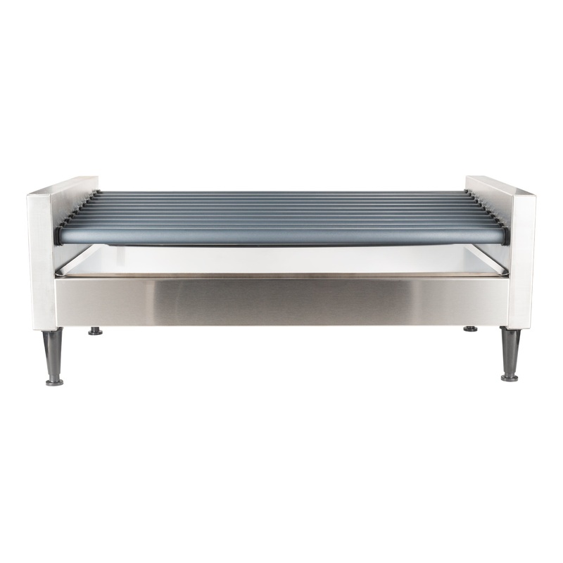 Nemco Slanted Roller Grill, Digital Display, GripsIt, 50 Hot Dogs, 120V