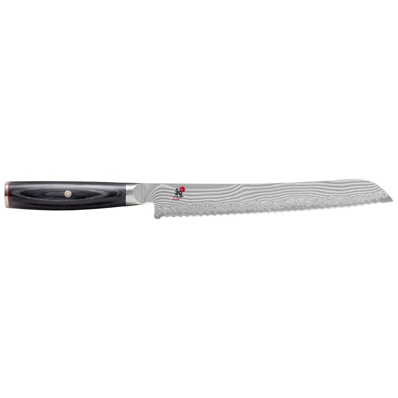 Zwilling Miyabi 5000 FC-D Bread Knife, 9.5", Pakka Black