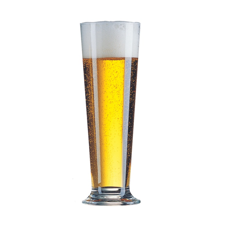 Arcoroc Pilsners Linz Beer Glass, 13.5 oz (24-pack)