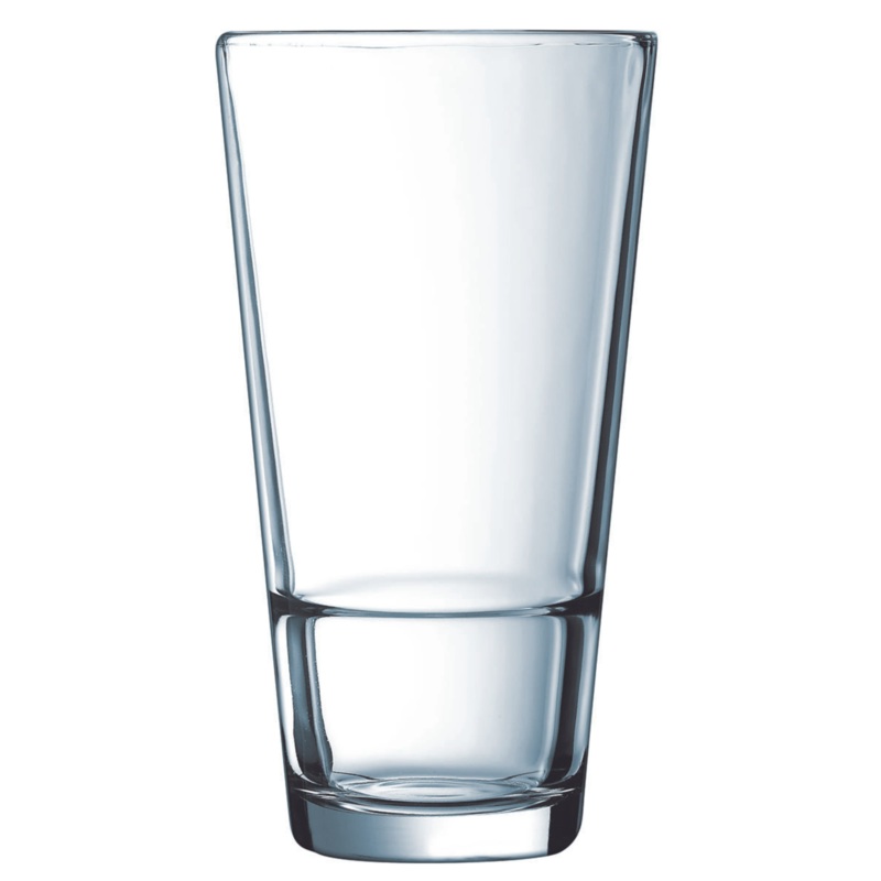 Arcoroc Stack Up Beverage Glass, 14 oz (12-pack)
