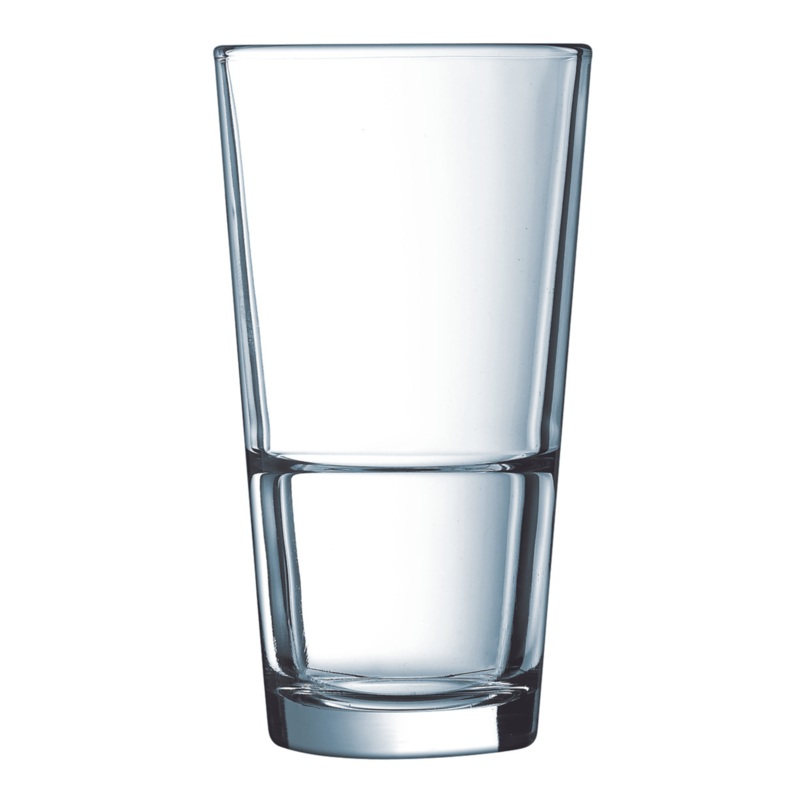 Arcoroc Stack Up Hi-Ball Glass, 10 oz (12-pack)