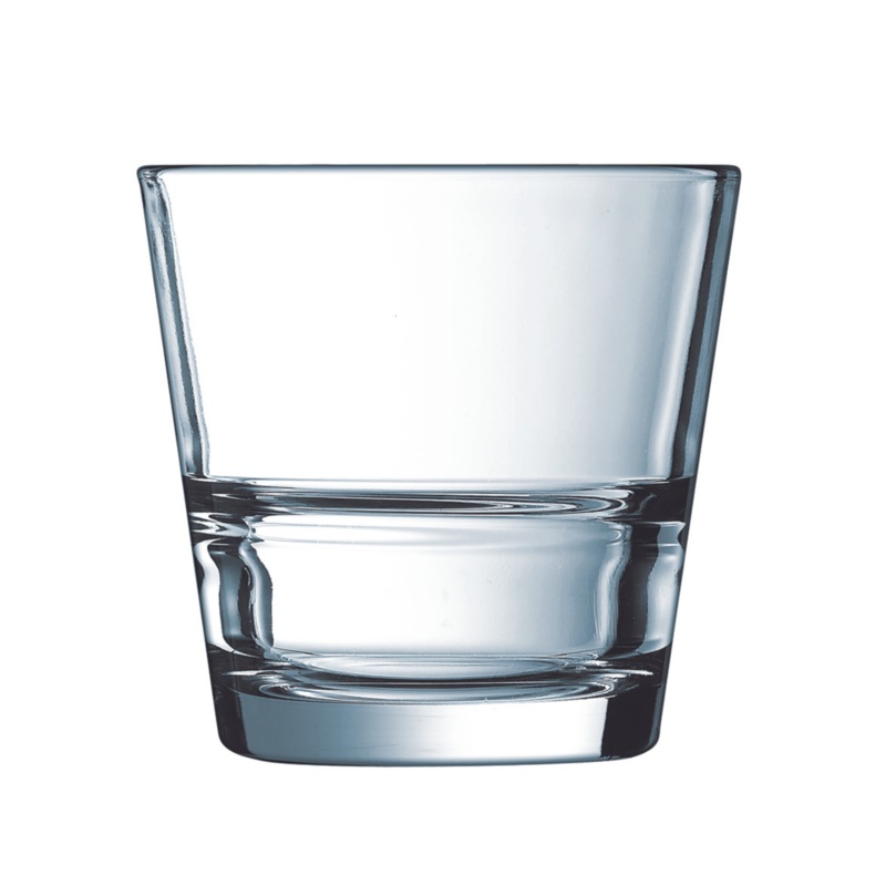 Arcoroc Stack Up Rocks Glass, 7 oz (12-pack)