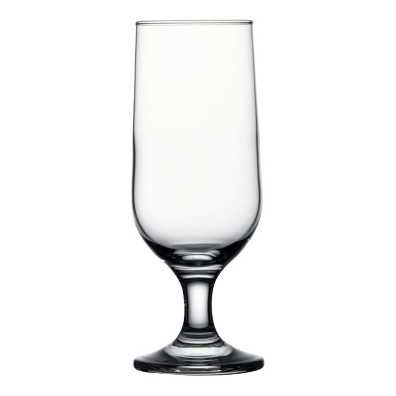 Pasabahce Capri Footed Beer Glass, 12 oz (24-pack)