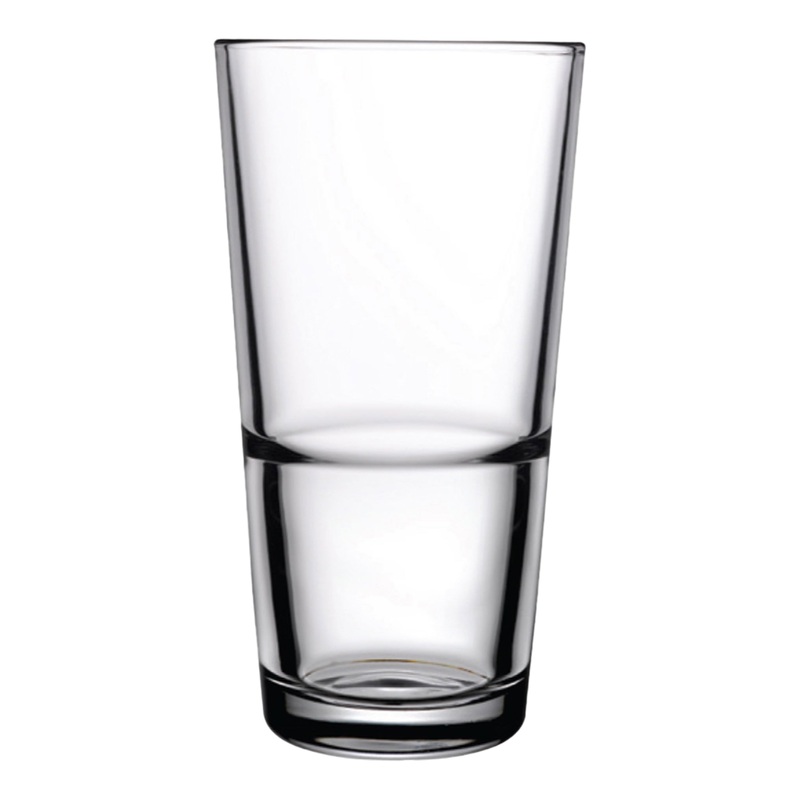 Pasabahce Grande-Stack Cooler Glass, 16 oz (24-pack)