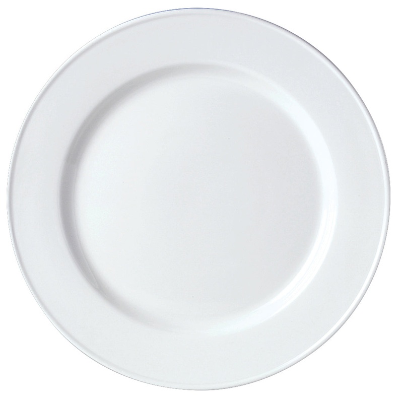 Steelite Simplicity Slimline Plate, 10.625" (24-pack)