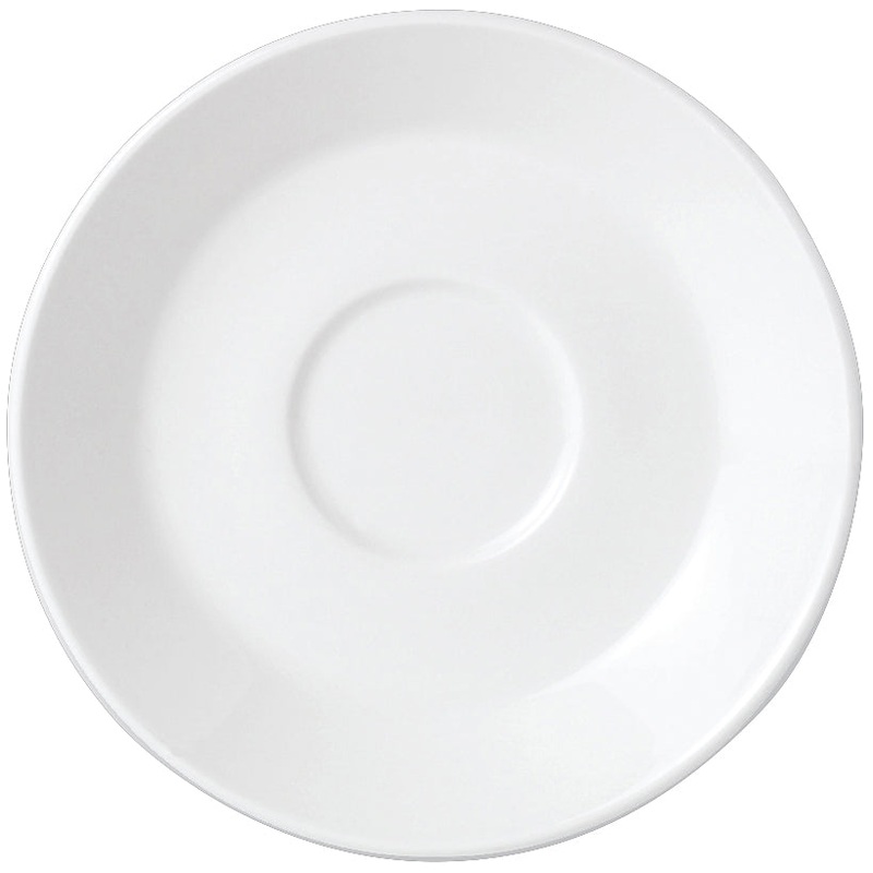 Steelite Simplicity Slimline Saucer, 6" (36-pack)