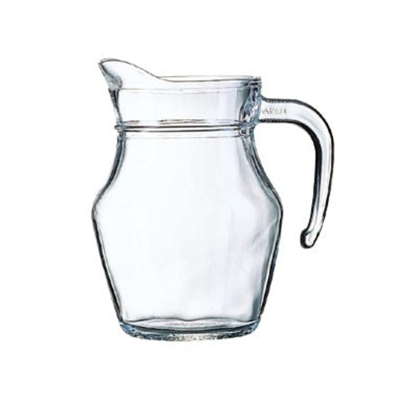 Arcoroc Glass Pitcher w Pour Lip, 16 oz