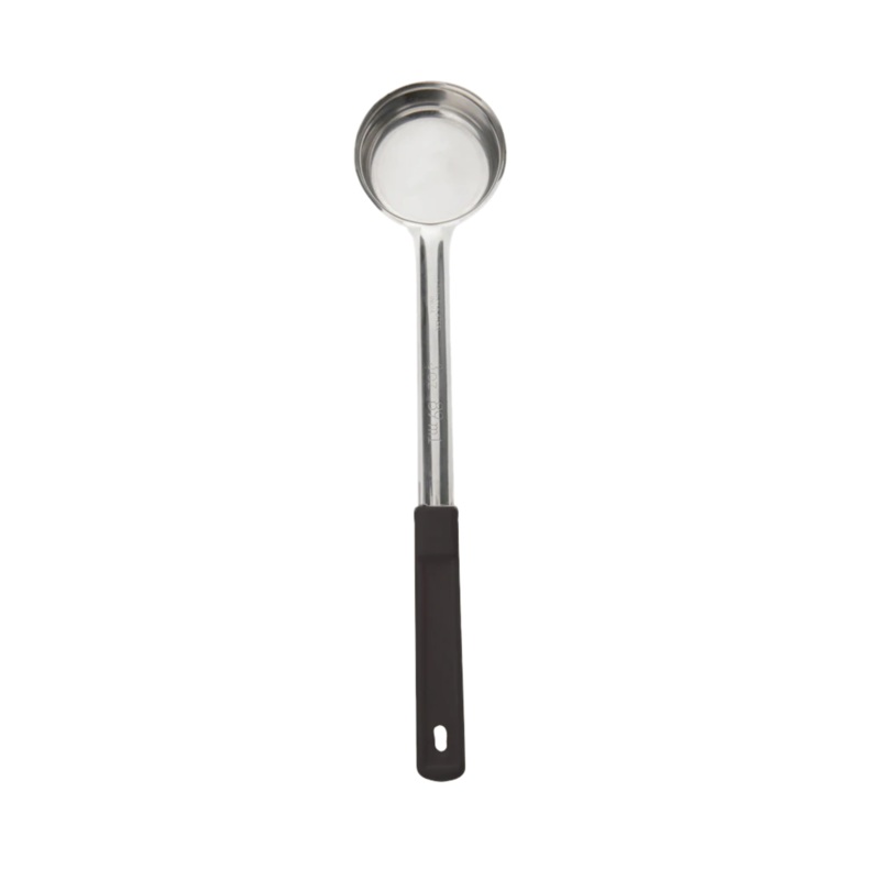 Browne Perforated Spoodle/Portioner, 3 oz, Black Handle