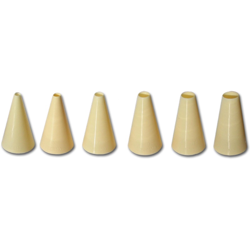 Canada Cutlery Plain Piping Tip Set, 6 Pieces, Plastic, FINAL SALE