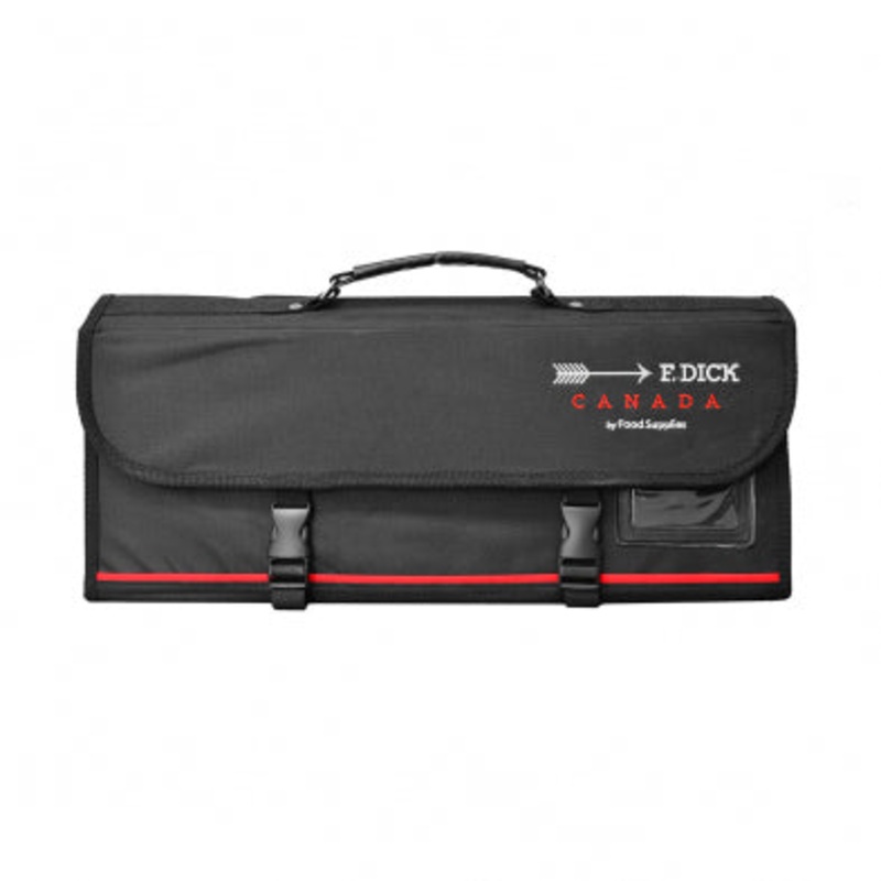 F. Dick Knife Roll Bag with 17 Pockets, Black