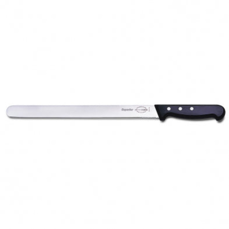 F. Dick Superior Round Tip Slicing Knife, Serrated, 12"