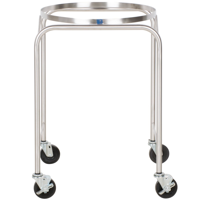 Vollrath Mobile 30 Qt Bowl Stand with Casters, Open Bottom, Stainless Steel, FINAL SALE